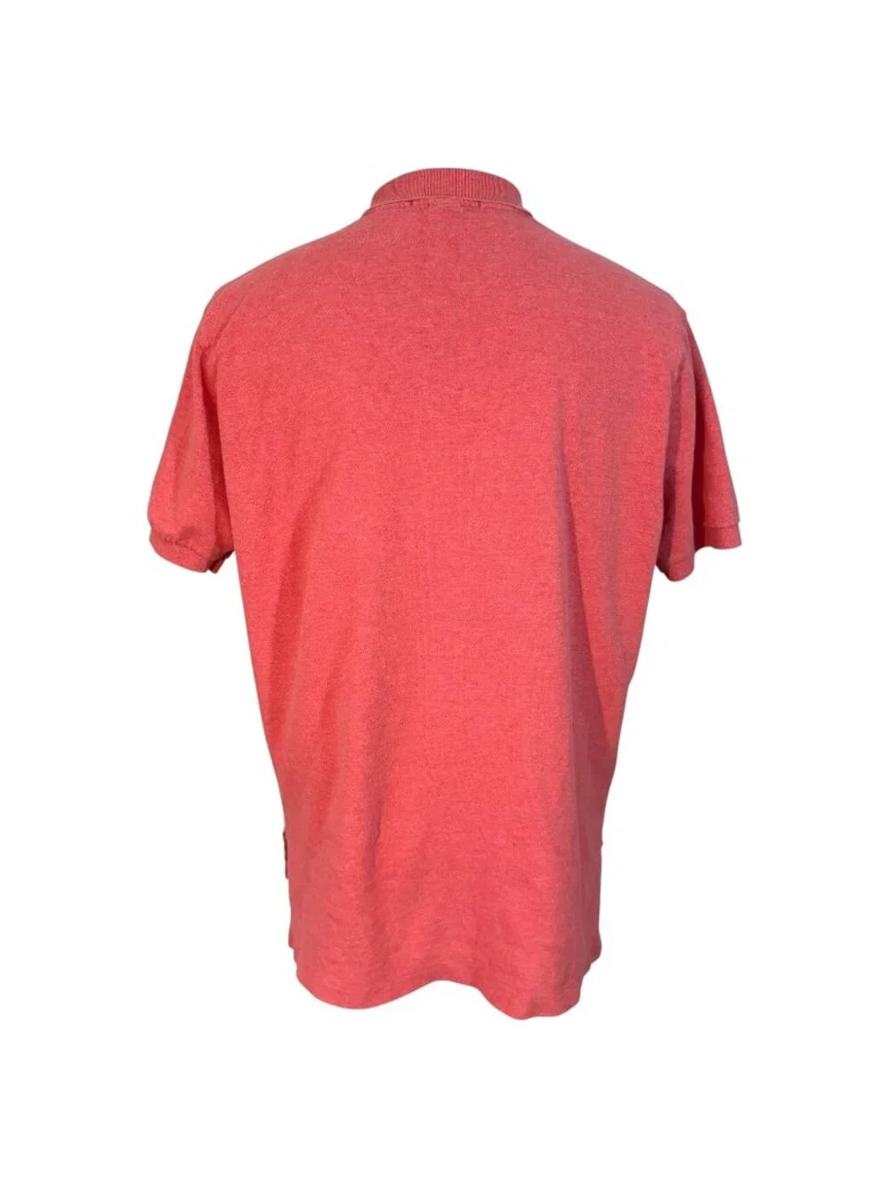 Polo Ralph Lauren Men Polo Shirt Size Large Pink Red Blue Pony Logo Short Sleeve